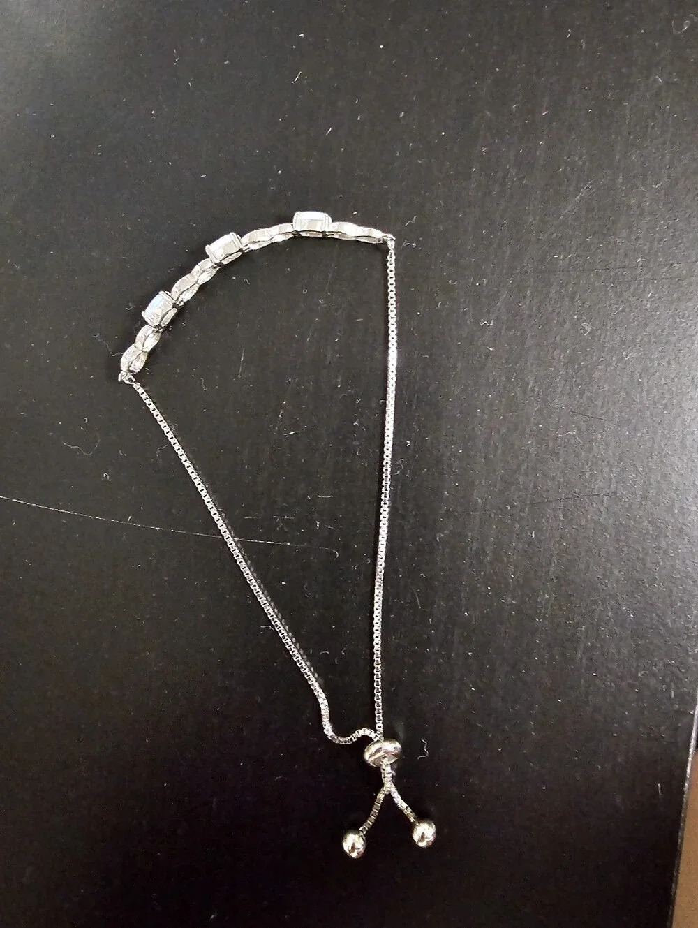 Sterling Silver Opal Bracelet ( New )